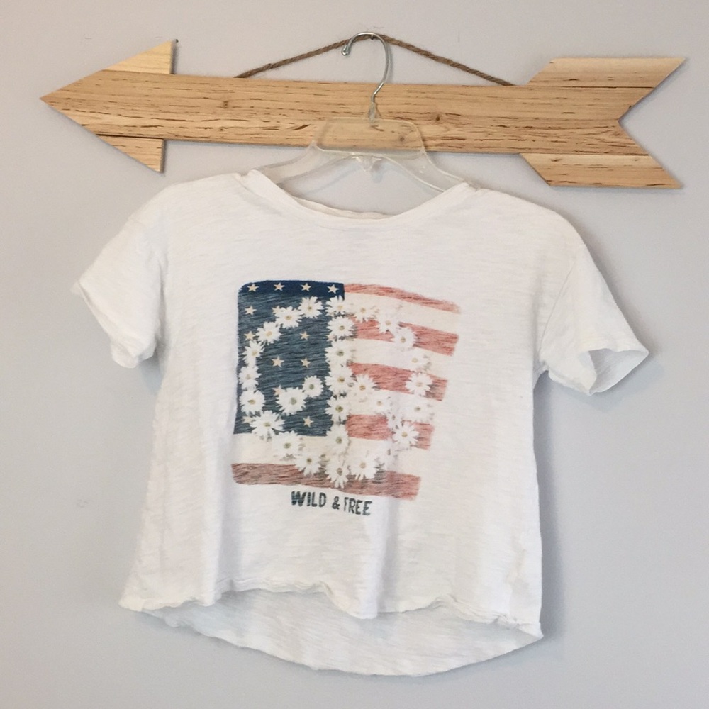 “wild & free” top